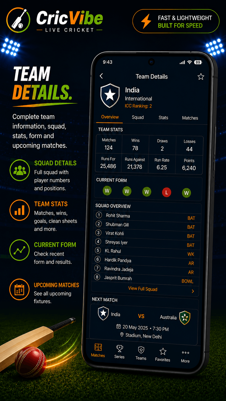 CricVibe screenshot 2