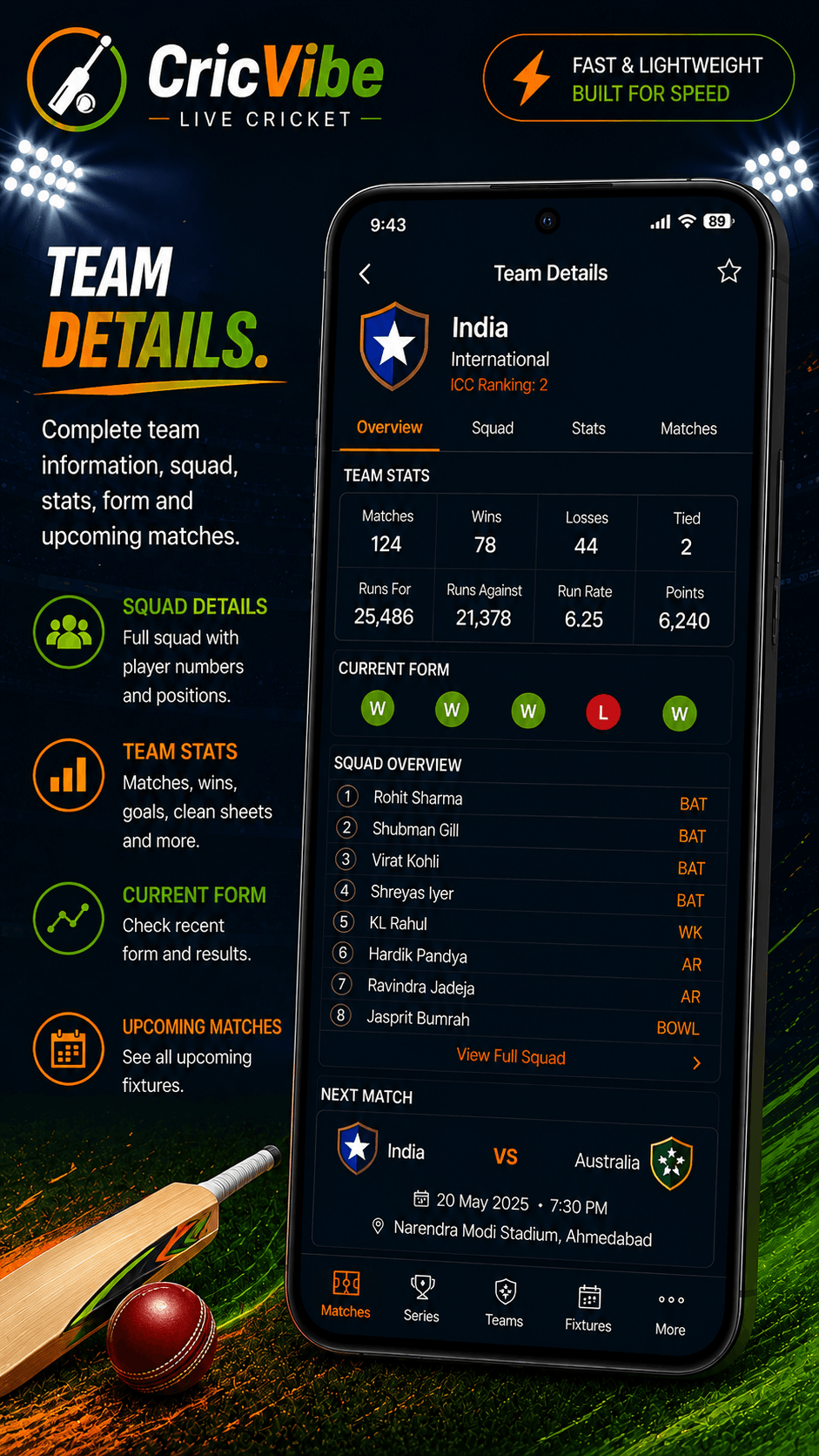 CricVibe screenshot 3